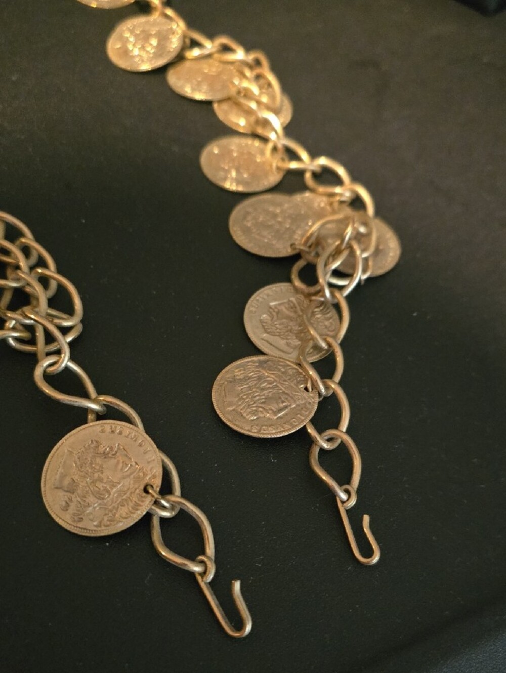 Gold Coin Charm Chain Belt for Women - Picture 4 of 4